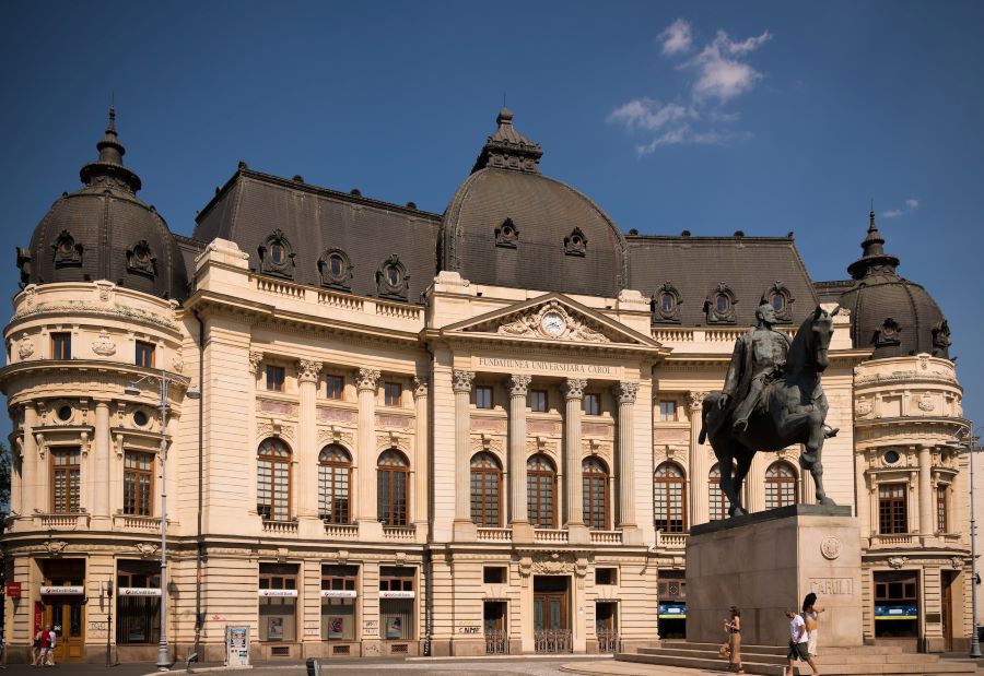 Reiterstandbild Carol i. in Budapest